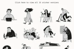 Everyday People: Hand-Drawn Line Art