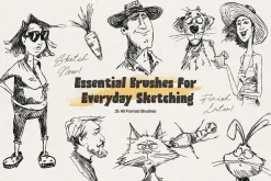 Everyday Sketch Multi App Brushes