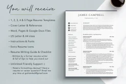 Executive Resume Template for Google