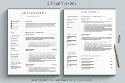 Executive Resume Template for Google