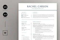 Executive Resume & Cover Letter Word
