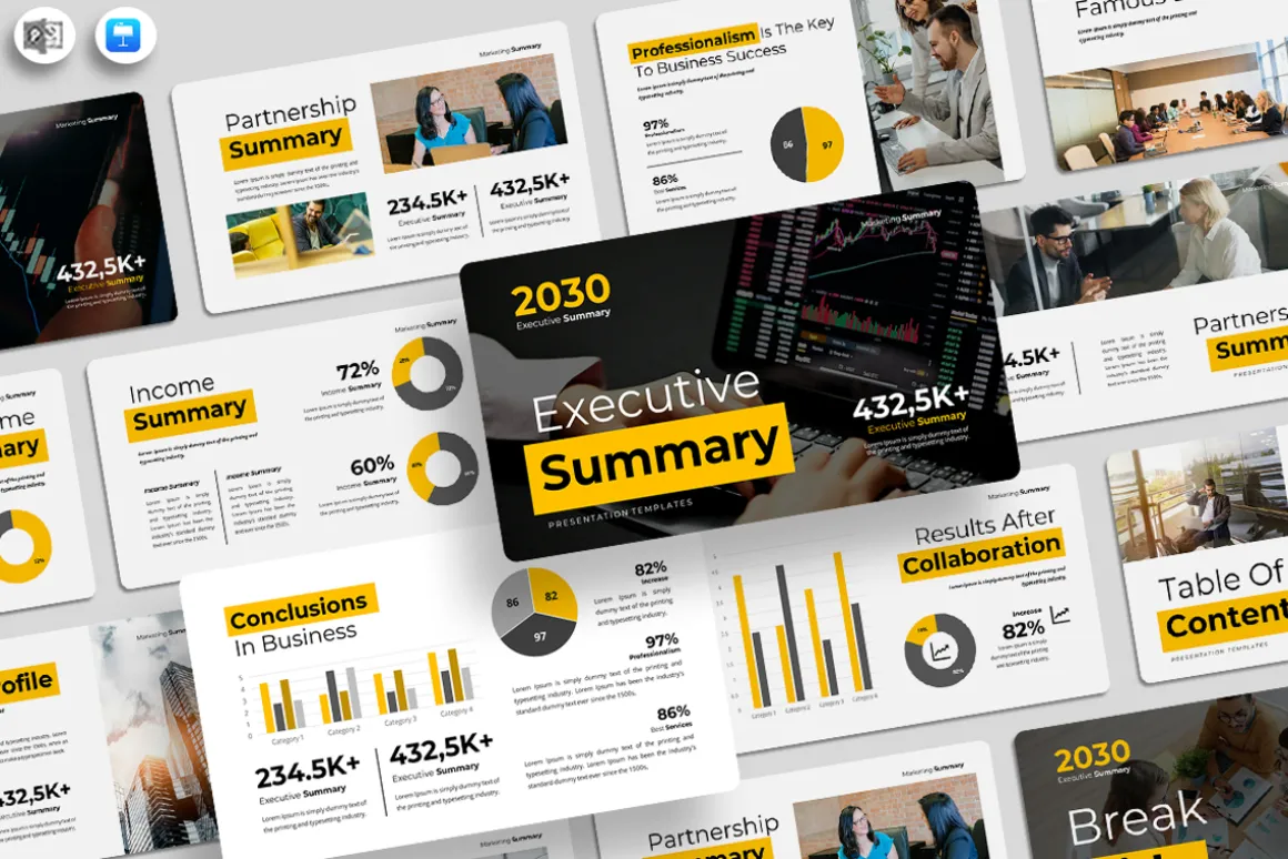 Executive Summary - Keynote Template
