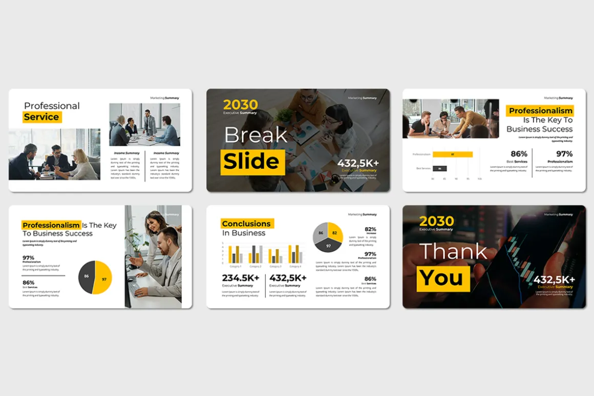Executive Summary - Keynote Template