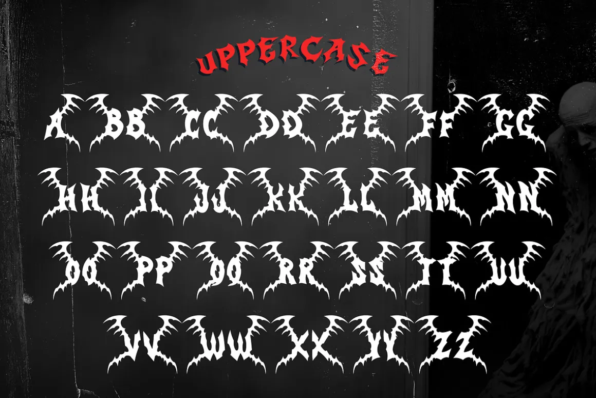 Exouisite Black Metal Display Font