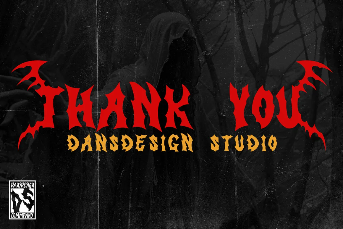 Exouisite Black Metal Display Font