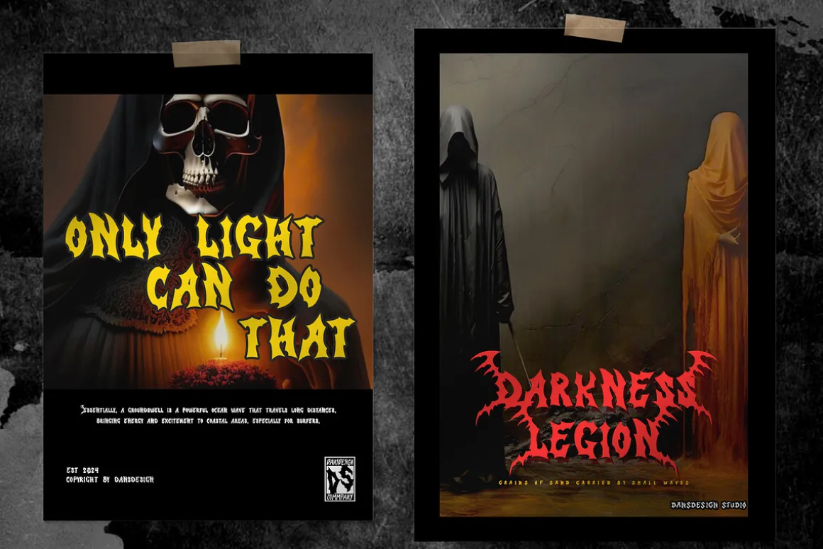 Exouisite Black Metal Display Font