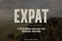 Expat Rugged Adventure Font