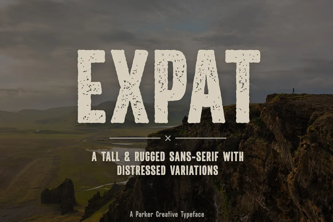 Expat Rugged Adventure Font