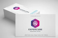 Expertize Cube E Letter Logo