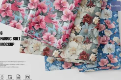 Fabric Bolt Mockup Fabric mockup