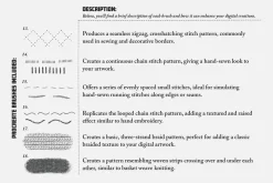 Fabrics & Textiles Procreate Brushes