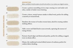 Fabrics & Textiles Procreate Brushes