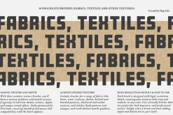 Fabrics & Textiles Procreate Brushes