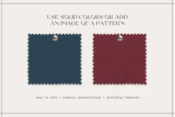 Fabric Swatch Mockup