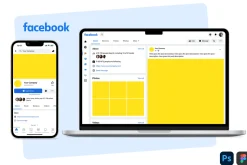 Facebook Branding Kit | PSD | Figma