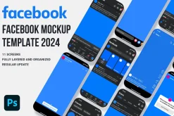 Facebook Template Mockup 2024