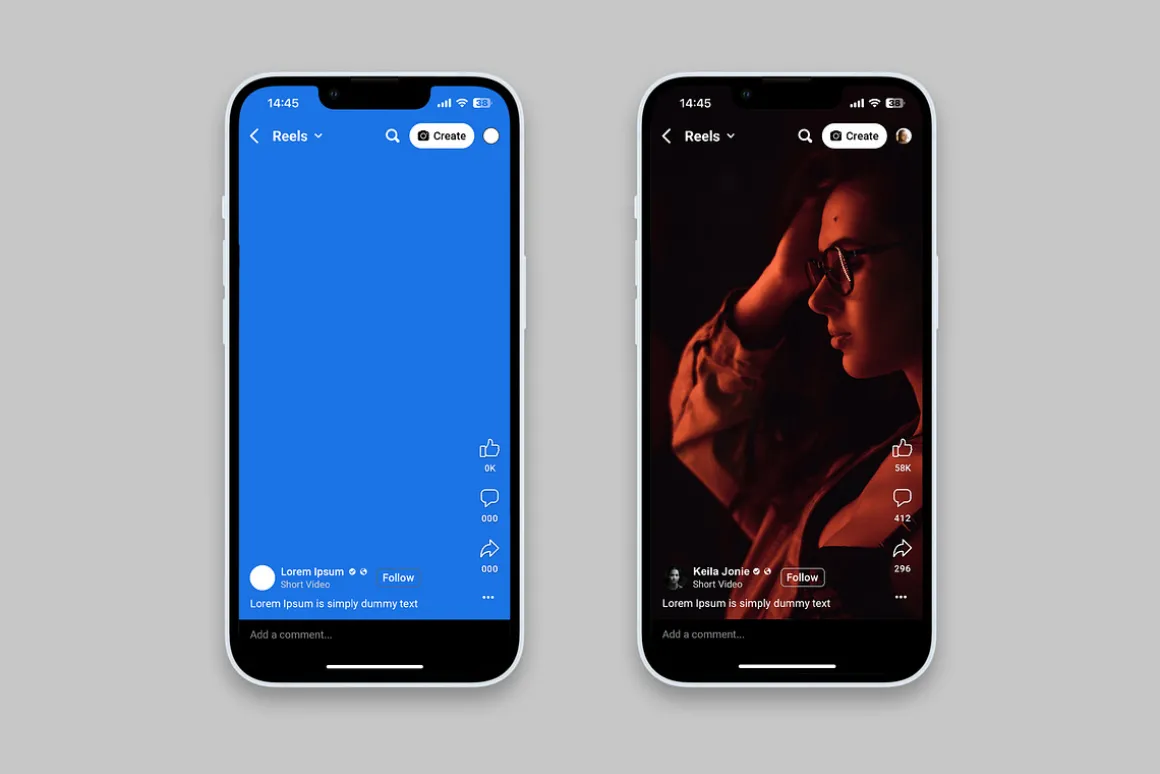 Facebook Template Mockup 2024