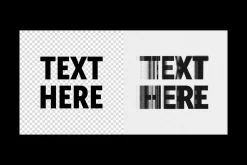 Fading Distortion Text Effect
