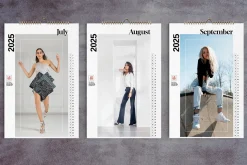 Fahion Theme Wall Calendar 2025