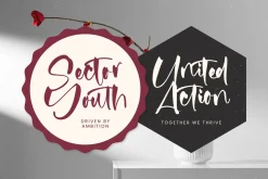 Fainter Bold Brush Font