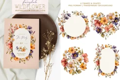 Fairytale Wildflower Watercolor Kit