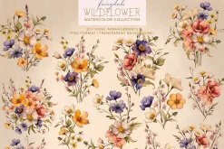 Fairytale Wildflower Watercolor Kit