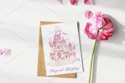 Fairytale Princess Castle Clipart