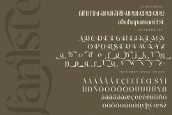 Fanlste Ligature Typeface Font