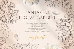 FANTASTIC FLORAL GARDEN collection