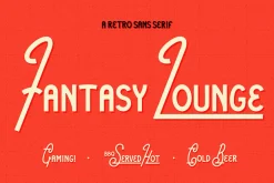 Fantasy Lounge Retro Sans Serif