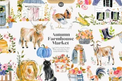 farm animals cozy farmhouse set