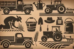 100 Farming and Agriculture SVG File