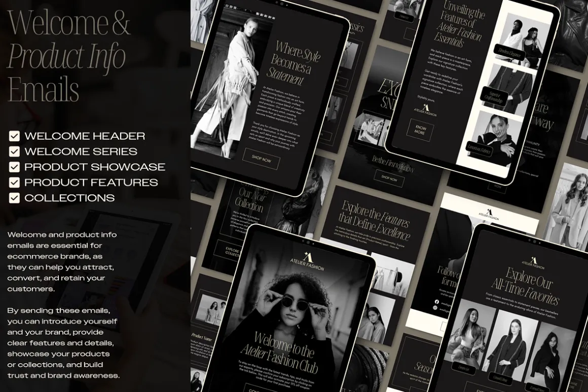 Fashion Emails | 50 Canva Templates