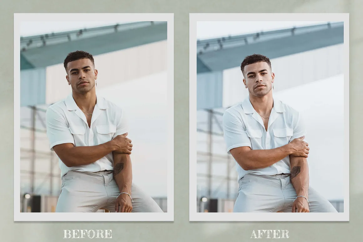 Fashion Men Lightroom Photoshop LUTs