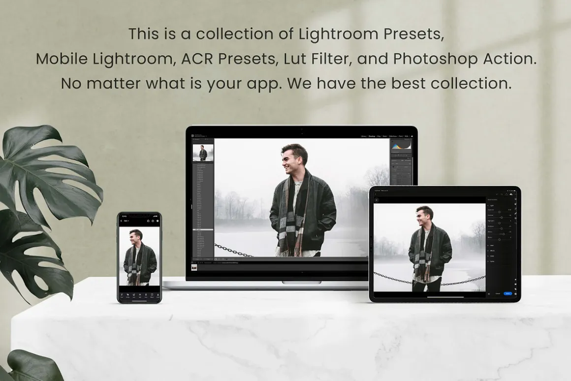 Fashion Men Lightroom Photoshop LUTs