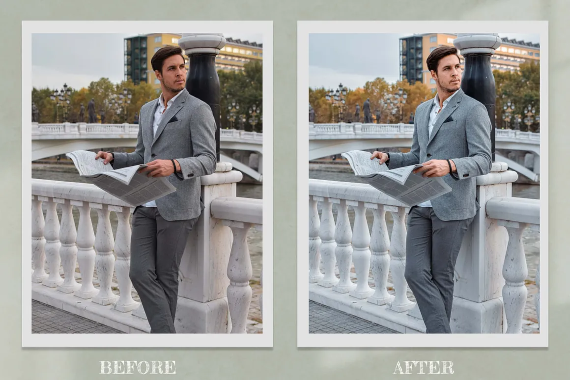 Fashion Men Lightroom Photoshop LUTs