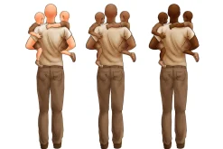 Father and Child Clipart