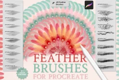 Feather Brushes for Procreate