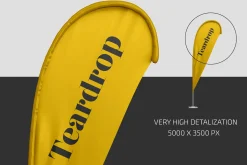Feather Flags Mockup Set