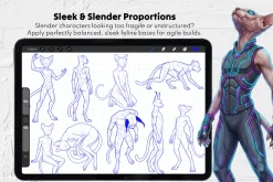 Feline Furry Male Base Stamp Brushes