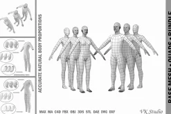 Female and Male Base Mesh A Pose