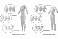 Female and Male Base Mesh A Pose