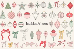 Festive Decor Vector Illustrations