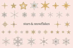 Festive Decor Vector Illustrations
