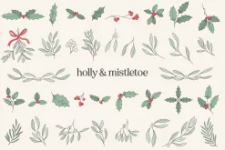 Festive Decor Vector Illustrations