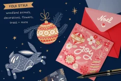 Festive Folk Graphic Collection