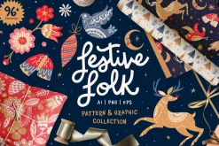 Festive Folk Graphic Collection