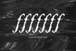 fffffff Pixel Serif Font