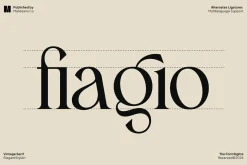 Fiagio – Elegant Vintage Serif