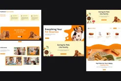 Figma Pet Shop Landing Page